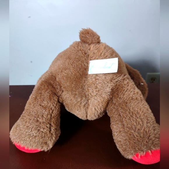 ✓Homerbest Teddy Bear, Brown and Red polkadot Bow tie plush stuff animal - Picture 7 of 9